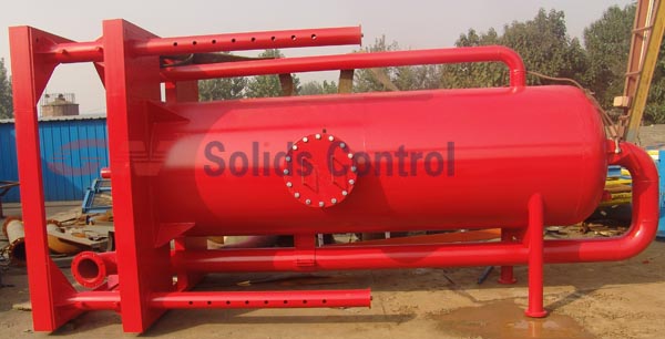 Elevating mud gas separator to Mozambique